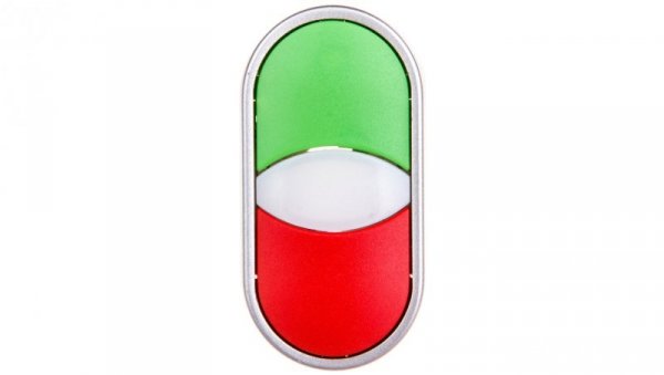 Przycisk sterowniczy podwójny 22mm czerwony/zielony 2Z 2R z samopowrotem SP22-2KL-22Z/C