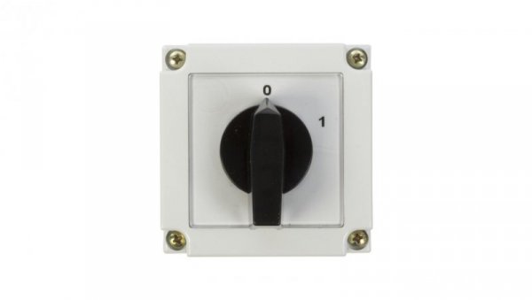 Łącznik krzywkowy 0-1 1P 10A w obudowie 4G10-90-PK R014 63-840392-011