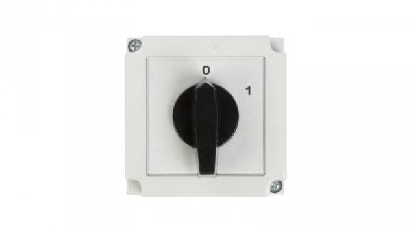 Łącznik krzywkowy 0-1 3P 25A w obudowie 4G25-10-PK R114 63-840306-031