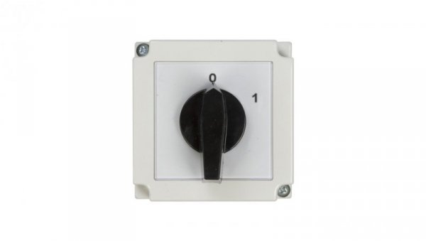 Łącznik krzywkowy 0-1 1P 25A w obudowie 4G25-90-PK R114 63-840392-031