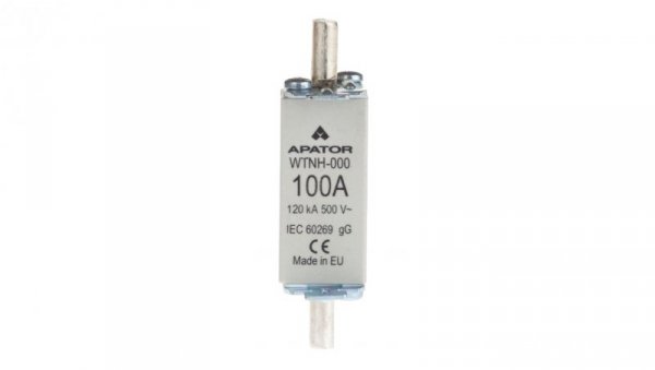 Wkładka bezpiecznikowa NH000 100A gG 500V WT-000 1115282113T