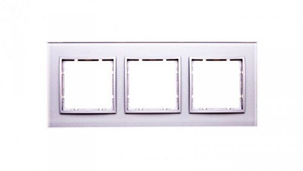 B.7 Ramka 3x aluminium szkło B.7 GLAS ramka szklana 3- krot.aluminium 10136414