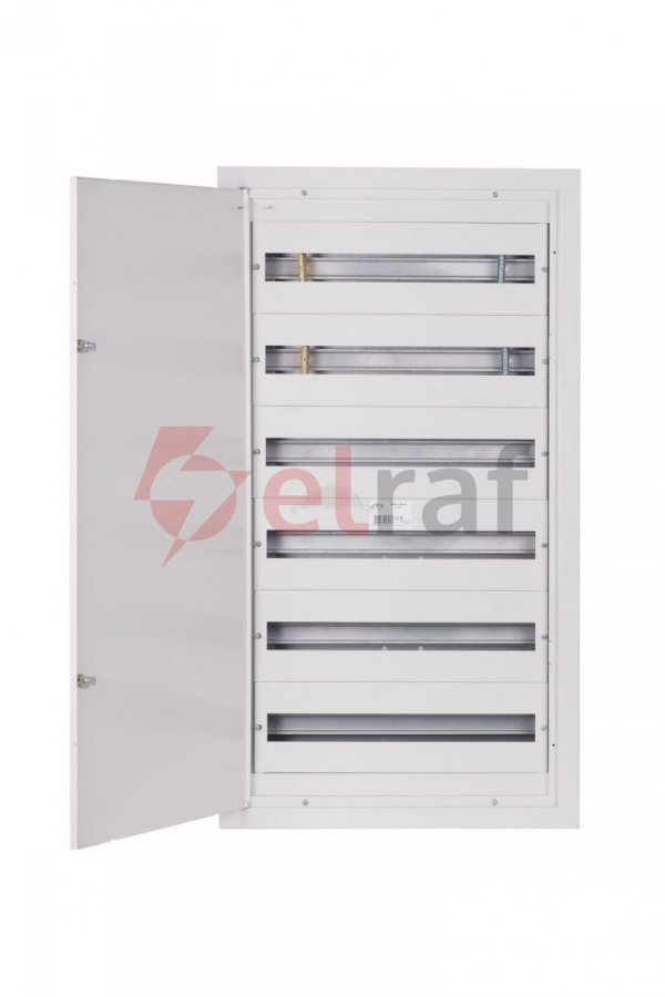 Rozdzielnica modułowa 6x24 podtynkowa z zamkiem IP31 RPsm 144 Z (6x24) P144-6-24-20