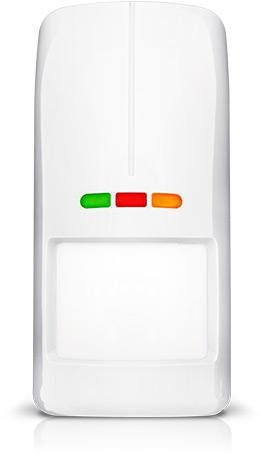 SATEL BE WAVE Bezprzewodowa zewnętrzna dualna czujka ruchu  - biała AOD-210