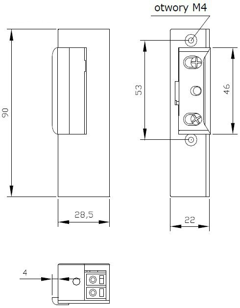 ZACZEP ELEKTRA R3 Z PAM. Z BLOK. PRAWY; 2193