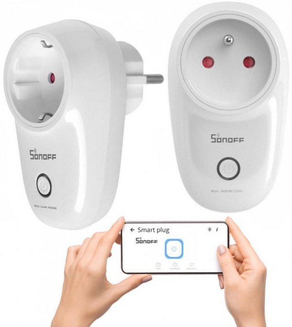 SONOFF Inteligentne gniazdko 10A WiFi S26R2TPE-FR