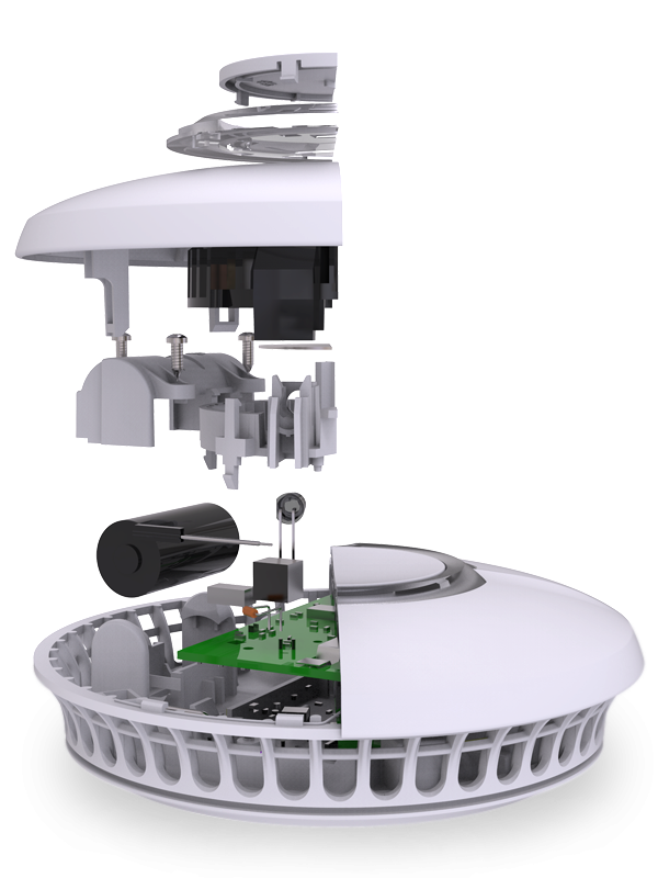 FIREANGEL CZUJNIK DYMU FA6115-INT BATERYJNY