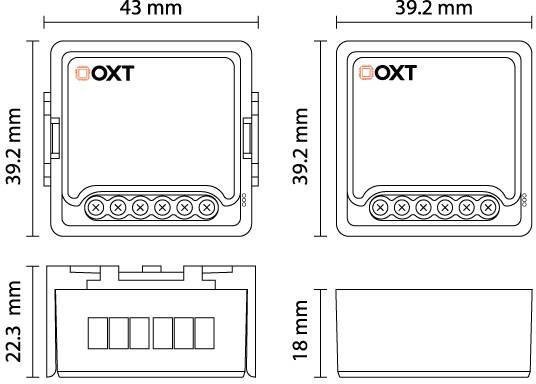 Moduł OXT mini ściemniacz 1 obwód ZigBee TUYA