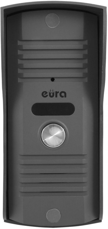DOMOFON &#039;&#039;EURA&#039;&#039; ADP-51A3 &#039;&#039;DIFESA&#039;&#039; - 1-rodzinny, 2 unifony, interkom, grafit