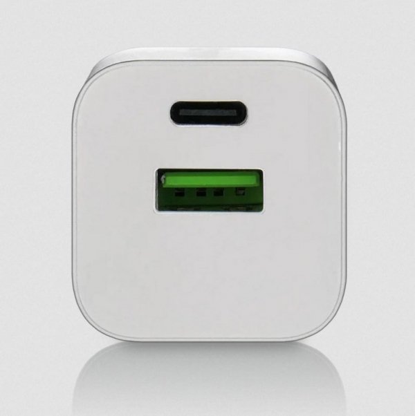 ŁADOWARKA SIECIOWA everActive GaN SC-390Q 30W 1xUSB-C 1xUSB-A PD PPS