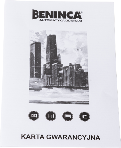 Zestaw Beninca KBILL4024.PM TRUST 24V do 8m bram dwuskrzydłowych