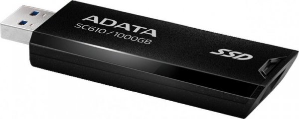 Dysk zewnętrzny SSD Adata SC610 1000GB USB3.2A czarny