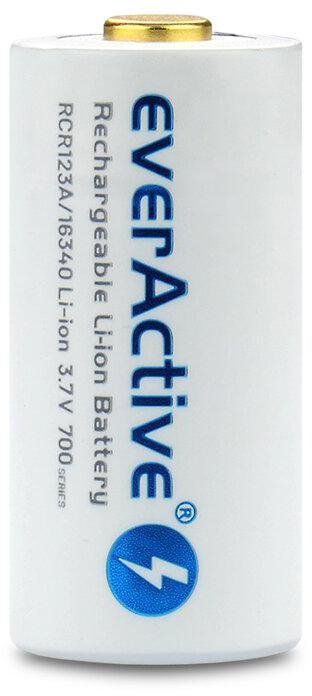 Akumulatorek 16340 / R-CR123 3,7V everActive 700mAh (1 szt.) z zabezpieczeniem