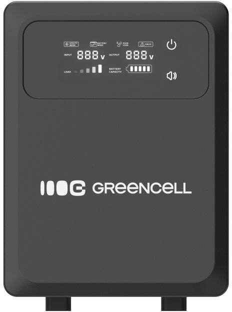 UPS ZASILACZ AWARYJNY Greencell PowerCore 1500VA 1000W AVR 12VDC LCD