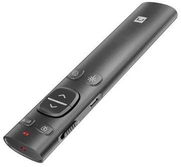 Bezprzewodowy prezenter ze wskaźnikiem laserowym Natec Warbler 2 szary