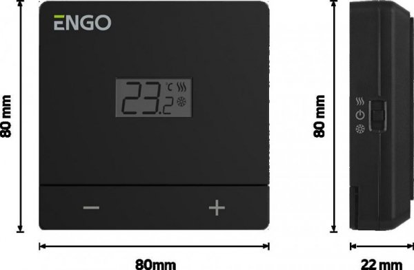 ENGO Controls EASY-230B - Dobowy, przewodowy regulator