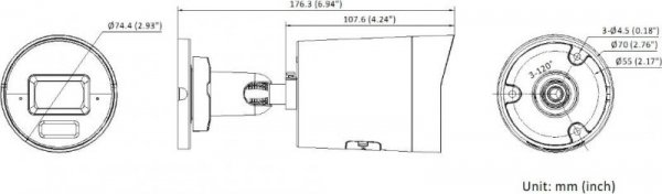 Kamera IP Hikvision DS-2CD2046G3-IZ2UY(2.8/4mm)/BLACK