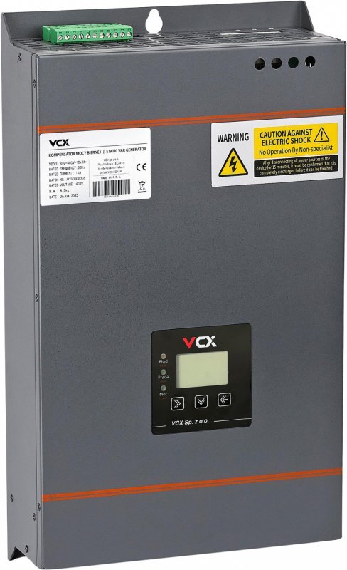 Kompensator mocy biernej VCX SVG 400V 10kVAr