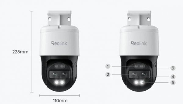 Kamera IP Reolink Trackmix Series P760 POE obrotowa 8MP