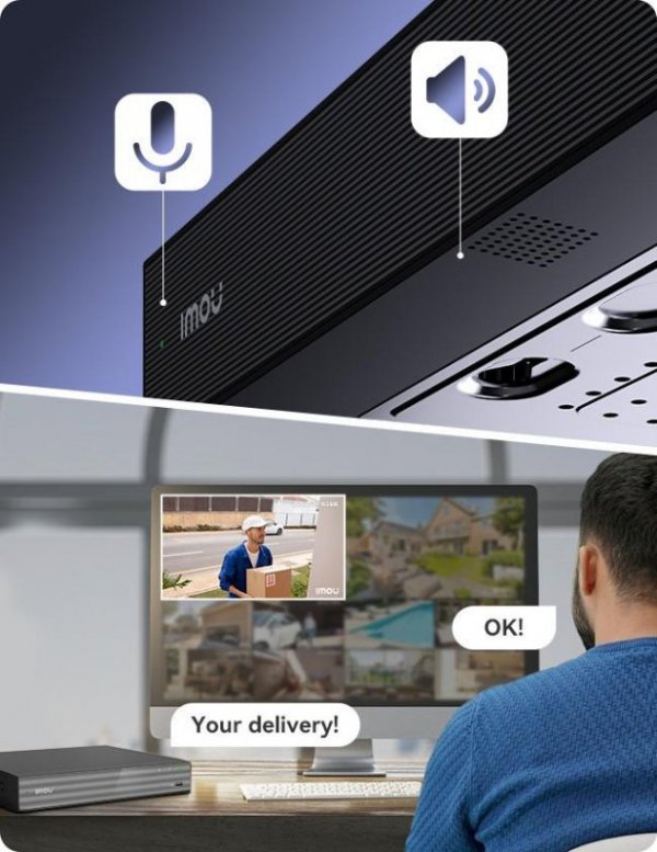 Rejestrator IP Imou NVR-N110-8A0E-P 10- kanałowy