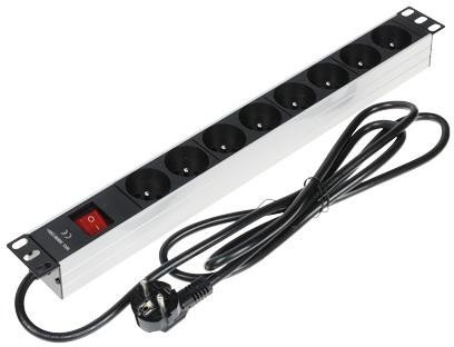 Listwa zasilająca 8 gniazd PD-8/RACK