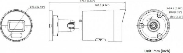 Kamera IP Hikvision 16MP DS-2CD20166G3-IUY/SL(2.8mm)/eFO-STDBLACK