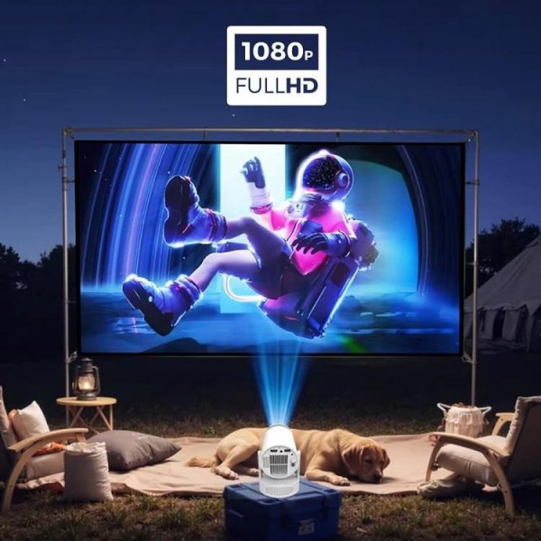 Mini Projektor Android Wifi Rzutnik Full HD Bluetooth z Baterią Zenwire K400