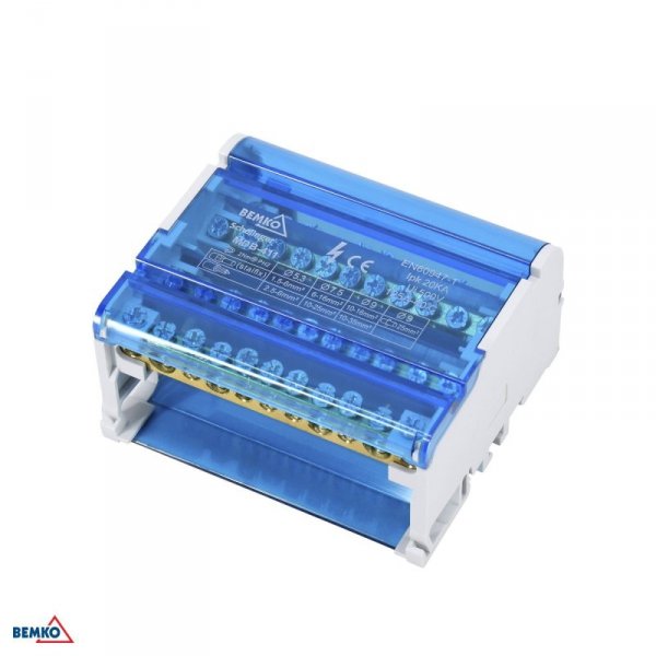 Blok rozdzielczy 44 ZACISKI 4x11 (7x5.3mm + 2x7.5mm + 2x9mm)