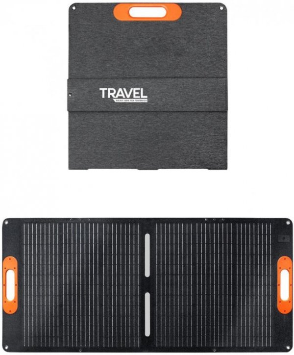 Przenośny panel solarny Volt Polska TRAVEL SOLAR 100 W (składany) do stacji TRAVEL POWERBOX