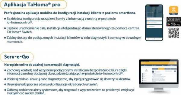 Zestaw Somfy Elixo 3S+ IO Standard Pack do 600kg bram przesuwnych