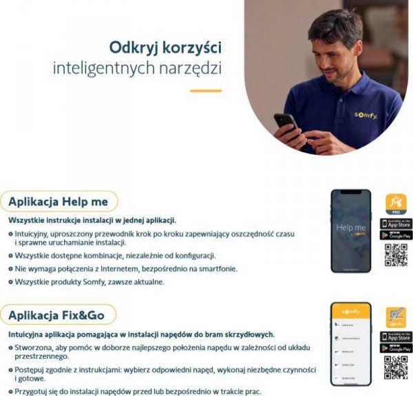 Zestaw Somfy Ixengo L 3S+ IO Standard Pack do 8m bram dwuskrzydłowych