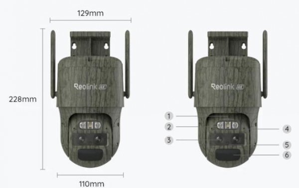 Kamera IP Reolink Trackmix Series G770 8MP LTE akomulatorowa z Panelem Solarnym