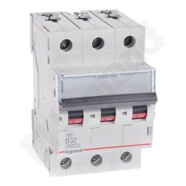 S303 TX3 B 32A 3P WYŁĄCZNIK NADPRĄDOWY B 32A 3M 6KA (dawne 605553)