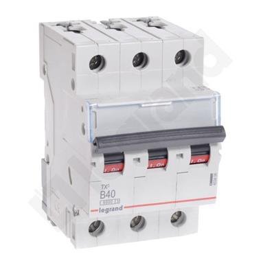 S303 TX3 B 40A 3P WYŁĄCZNIK NADPRĄDOWY B 40A 3M 6KA (dawne 605554)
