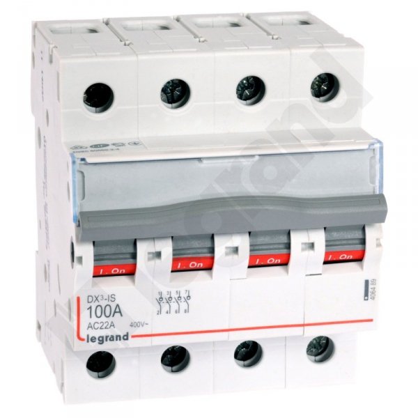 FR304 ROZŁĄCZNIK IZOLACYJNY MODUŁOWY 100A 4Z 4P 4M 400V AC