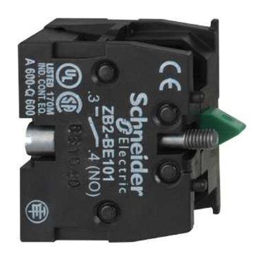 Schneider Electric Harmony XAC Pojedynczy blok styków obwody o dużej mocy NO standardowy śrubowe, ZB2BE101