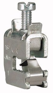 AKU16/5 ZACISK NA SZYNĘ CU