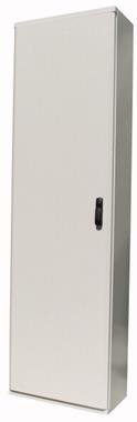 BP-F-600/20/3-P OBUDOWA METALOWA STOJĄCA 2060X600X300 DRZWI PEŁNE DŹWIGNIA IP30 SZARY