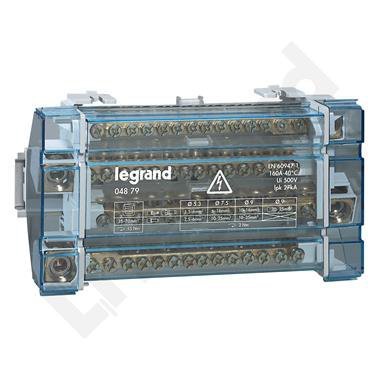 BR BLOK ROZDZIELCZY MODUŁOWY 160A 4P 10M 1X 70.0 / 2X FI8.5, 4X FI7.5, 8X FI5.3 27KA dawne 004879