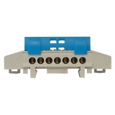 LZ 7/N LISTWA ZACISKOWA 7X16.0MM2 IP20 IZOLOWANA NA SZYNĘ NIEBIESKI