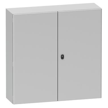 Schneider Electric Spacial Obudowa wisząca S3D drzwi podwójne z płytą montażową ocynkowaną IP55 1000x 1000x 300mm, NSYS3D101030D