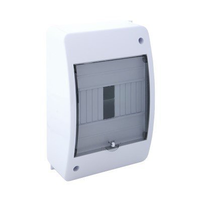 RNT-6S ROZDZIELNIA PLASTIKOWA NT 6M 1X 6M N+PE 198X134X84 IP42 DRZWI DYMNE BIAŁY