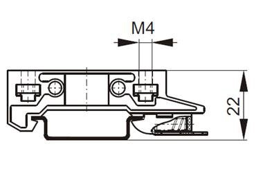 WM-35 PODSTAWA MONTAŻOWA SZARY