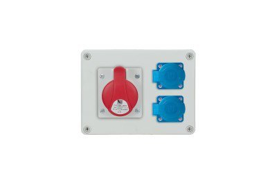 R-BOX 190 ROZDZIELNIA BUDOWLANA 2X 230V, 1X 16/5 IP44