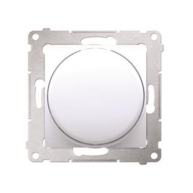 SIMON 54 MODUŁ BIAŁY ŚCIEMNIACZ PRZYCISKOWO-OBROTOWY 20-500W ZACISKI ŚRUBOWE 230V