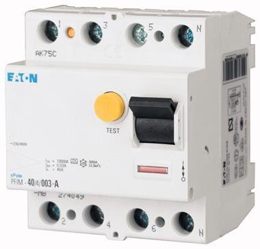 PFIM-100/4/01-A 100A/ 100MA/A WYŁĄCZNIK RÓŻNICOWY 100A 4P 4M 100MA A 10KA