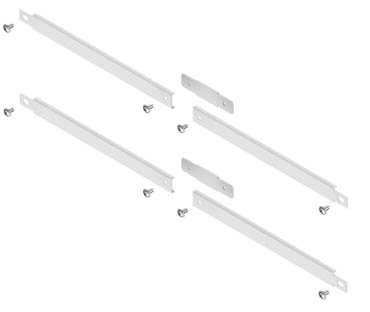 CP-BH 4 OSŁONKI POZIOME DZIELONE, GÓRNE I DOLNE, DO OBUDÓW HXS, SZEROKOŚĆ 4 (1000) (1KPL.)