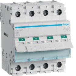 SBN463 ROZŁĄCZNIK IZOLACYJNY 63A 4P 4M 400V AC
