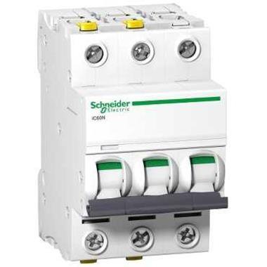 Schneider Electric Wyłącznik nadprądowy Acti9 iC60N-C50-3 C 50A 3-biegunowy, A9F04350