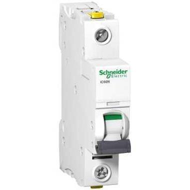 Schneider Electric Wyłącznik nadprądowy Acti9 iC60N-C0,5-1 C 0,5A 1-biegunowy, A9F04170